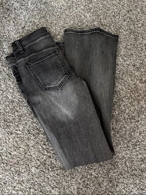 Charcoal Gray flared  Jeans
